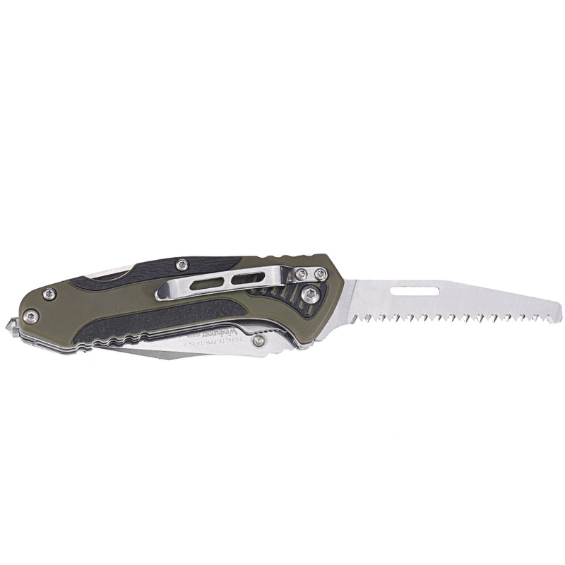 Sanrenmu Multifunctional Tools Folding Pocket EDC Camping Survival Tools Rope Cutter Glass Hammer Screwdriver Bottle Opener
