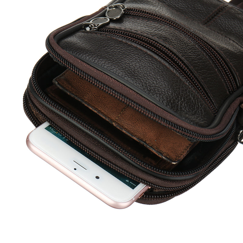 Multifucntional Men's Crossbdoy Bag Phone Bag For Smart Phone Under 7.0 Inch