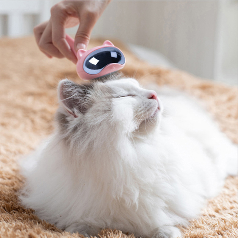 Jormel Pet Dog Cat Hair Removal Brush Space Cat Stainless Steel Dog Comb Grooming Tools Hair Shedding Trimmer Comb for Dogs Cats