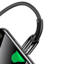 USAMS U442 Zinc Alloy 5A Type-C to Type-C Data Cable for Samsung Xiaomi Huawei