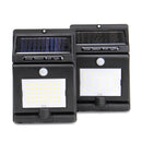 360 Rotating Solar Lighting PIR Motion Sensor Safety Outdoor Garden Wall Light