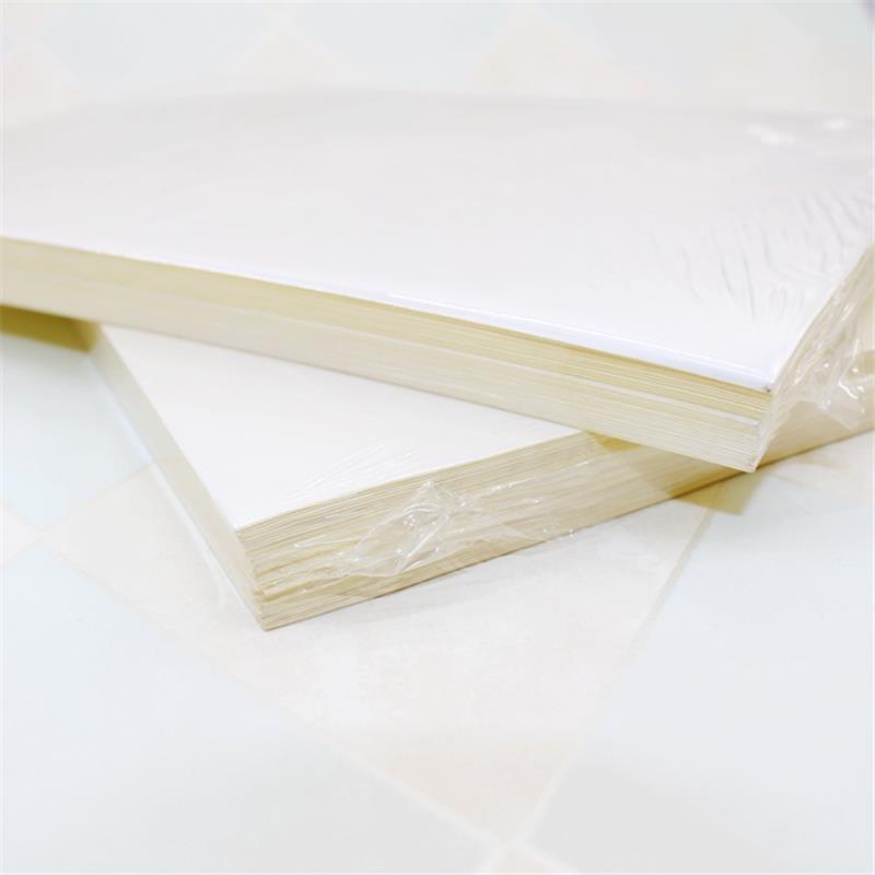 JS JS-A4P 100 Sheets/Lot A4 Adhesive Sticker Printing Paper A4 White Blank Sticker Paper Label Printer Paper
