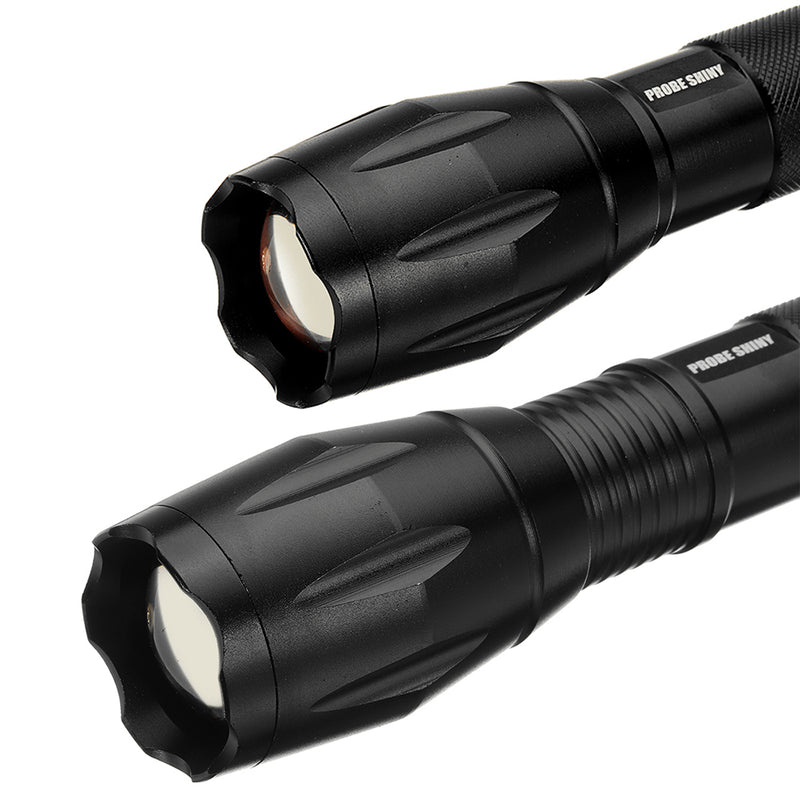 XANES A100  - T6 800Lumens 5Modes Brightness Zoomable Tactical LED Flashlight Suit & Removable Bi