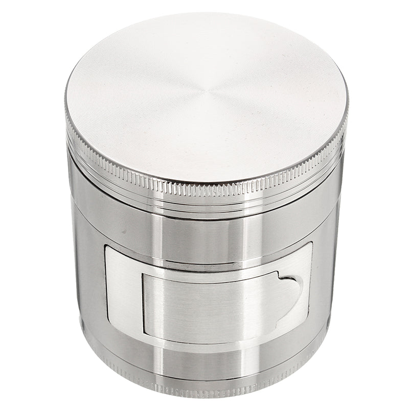 Multi Functional 63MM 2.48 Inch 4 layers CNC ZINC ALLOY Metal Herb Grinder Crusher Smoke Grinder