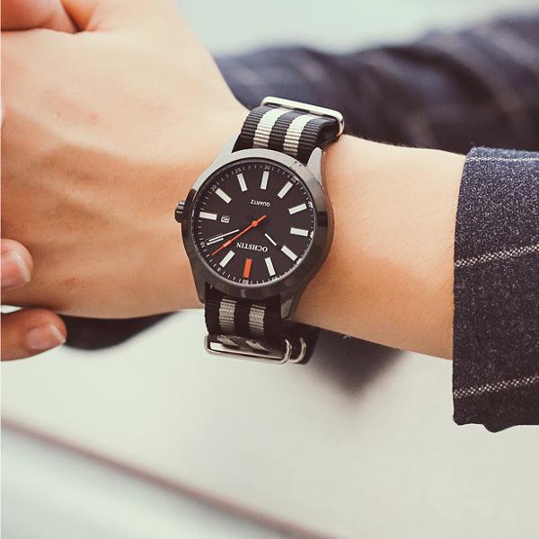 OCHSTIN GQ048C Fashion Men Quartz Watch Casual Nylon Strap Sport Watch