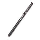 Drillpro DB-M7 10pcs 1/8 Inch Shank 1 Flute Carbide Spiral End Mill Cutter 3.175x25mm