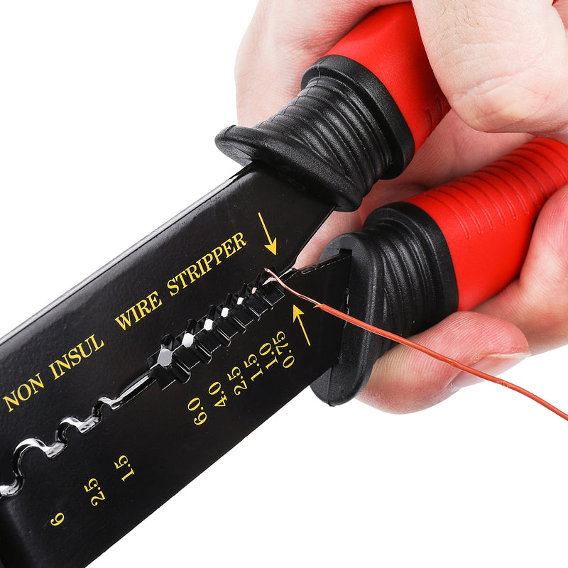 Cable Wire Stripper Cable Cutter Crimper Plier Multifunctional Stripping Tool Kit Hand Tool