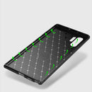 Bakeey Protective Case For Samsung Galaxy Note 10 Plus/Note 10+/Note 10+ 5G Slim Carbon Fiber Fingerprint Resistant Soft TPU Back Cover