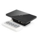 1 Way 1 Gang Crystal Glass Remote Panel Touch LED Light Switch Controller With Remote Control
