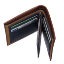 RFID Men Leather Wallet Money Credit ID Cards Holder Portable Pocket Purse Outdoor Travel
