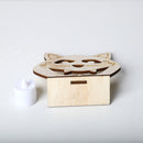 Loskii JM01541 European Hollow Christmas Snowflakes Wooden Pendants Ornaments Halloween Ornament Party Decorations Kids Gift