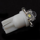 DC 12V 5-led Wedge Base Wide Viewing Angle Bulb Dashboard Light For Car Motorcycles White
