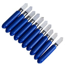 Set Of 10pcs V-shape Flat Bottom Engraving Bits