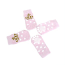 Fashionable Skid Free Warm Cute Paw Prints Dog Socks Pet Supplies L PACK OF 4PCS