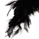 Soft Fluffy Feather Boa Hair Bow Hairband Clothing Costume Craft Project DIY Trim Feather Black Length 2m