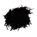 Soft Fluffy Feather Boa Hair Bow Hairband Clothing Costume Craft Project DIY Trim Feather Black Length 2m
