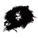Soft Fluffy Feather Boa Hair Bow Hairband Clothing Costume Craft Project DIY Trim Feather Black Length 2m