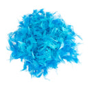 Soft Fluffy Feather Boa Hair Bow Hairband Clothing Costume Craft Project DIY Trim Feather Strip Light Blue Length 2m