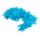 Soft Fluffy Feather Boa Hair Bow Hairband Clothing Costume Craft Project DIY Trim Feather Strip Light Blue Length 2m