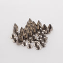 Pack of 20PCS Cone Spike With 20 Matching Screw for Punk Shoes Jacket Bracelet Goth Apparels Bags Clothing DIY Accessory