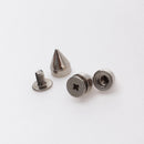 Pack of 20PCS Cone Spike With 20 Matching Screw for Punk Shoes Jacket Bracelet Goth Apparels Bags Clothing DIY Accessory