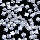 Steel Pyramid Studs Rivets Spot Spikes Jackets Jeans Belts Handbags Shoes DIY Craft Supplies White Pack OF 100PCS 9 x 9 x 7mm