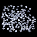 Steel Pyramid Studs Rivets Spot Spikes Jackets Jeans Belts Handbags Shoes DIY Craft Supplies White Pack OF 100PCS 9 x 9 x 7mm