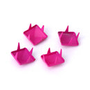 Steel Pyramid Studs Rivets Spot Spikes Jackets Jeans Belts Handbags Shoes DIY Craft Supplies Hot Pink Pack OF 100PCS 9 x 9 x 7mm