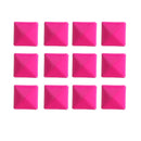 Steel Pyramid Studs Rivets Spot Spikes Jackets Jeans Belts Handbags Shoes DIY Craft Supplies Hot Pink Pack OF 100PCS 9 x 9 x 7mm
