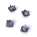 Steel Pyramid Studs Rivets Spot Spikes Jackets Jeans Belts Handbags Shoes DIY Craft Supplies Black Pack OF 100PCS 9 x 9 x 7mm