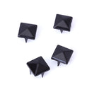 Steel Pyramid Studs Rivets Spot Spikes Jackets Jeans Belts Handbags Shoes DIY Craft Supplies Black Pack OF 100PCS 9 x 9 x 7mm