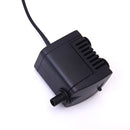 AC 220V 7W Power Consumption 50Hz Frequency Plastic Aquarium Fountain Pond Water Pump Black