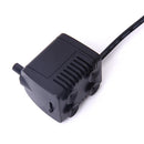AC 220V 7W Power Consumption 50Hz Frequency Plastic Aquarium Fountain Pond Water Pump Black