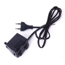 AC 220V 7W Power Consumption 50Hz Frequency Plastic Aquarium Fountain Pond Water Pump Black