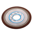 Replacement 125mm One Tapered Side Plain Resin Diamond Saw Blade Grinding Wheel