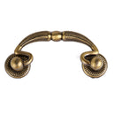 Fashionable Stylish Durable Antique Home Cabinet Door Drawer Handle with 2 Screws Door Hardware 62mm Brass