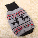 Fashionable Skid Free Warm Cute Deer Prints Dog Sweater Clothing Accessory Pet Supplies M