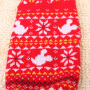 Pet Puppy Dog Autumn Winter Warm Comfortable Stretchy Neck Pullover Hooded Sweater Clothes Red Size S