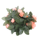 Artificial Stimulation Rose Vine Home Garden Fences Gazebos Wedding Party Restaurant Decor Pack of 2PCS Pink