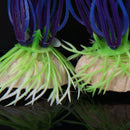 Non Toxic Environment Friendly Simulation Plastic Aquatic Plants Aquarium Ornament Decorations Purple