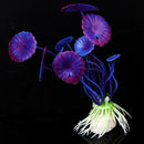 Non Toxic Environment Friendly Simulation Plastic Aquatic Plants Aquarium Ornament Decorations Purple