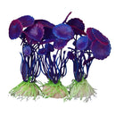 Non Toxic Environment Friendly Simulation Plastic Aquatic Plants Aquarium Ornament Decorations Purple