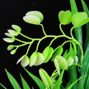 Plastic Non-Toxic Environment Friendly Simulation Aquatic Plant Aquarium Ornament Decorations Green 8.7 x 5.5 x 24cm