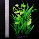 Plastic Non-Toxic Environment Friendly Simulation Aquatic Plant Aquarium Ornament Decorations Green 8.7 x 5.5 x 24cm