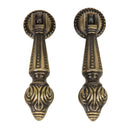 Antique Style Sleek Design Drawer Cabinet Door Window Pull With Mounting Screw 22mm