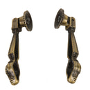 Antique Style Sleek Design Drawer Cabinet Door Window Pull With Mounting Screw 22mm