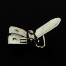 10Pieces Modern Iron Pacifier Suspender Clips 1.5 Inch Holder
