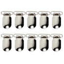 10Pieces Modern Iron Pacifier Suspender Clips 1.5 Inch Holder