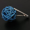 50Pieces 32mm Flat Metal Single Prong Alligator Hair Clips Duckbills Barrettes