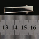 50Pieces 32mm Flat Metal Single Prong Alligator Hair Clips Duckbills Barrettes